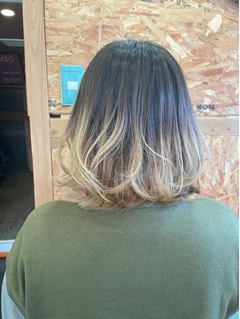 アド ヘア プレイス(adon hair place) ボブ×グラデーション