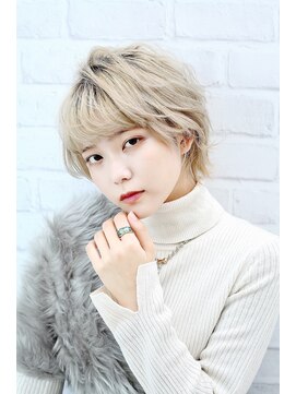 ウィル 西宮店(WiLL) 【ハイトーンベージュ×ショート】