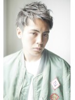 『力石サトシ』束感ショートツーブロックマッシュアップバング