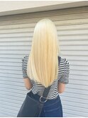 blond hair