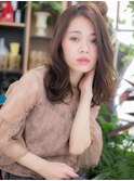 グレーベージュ抜け感外国人風バレイヤージュc5上尾20代30代40代