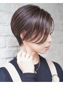 ショートカット×ひし形ショートボブ×前髪あり20代30代40代 s03