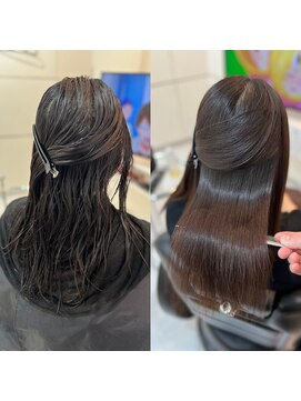 ワンヘアーアシスト(ONE HAIR assist) 【ONE HAIR】ONEHAIR式艶髪特化縮毛矯正☆