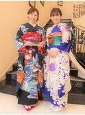 成人式前撮り着付けヘアメイク