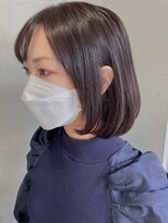 ヴォロ 佐賀(VoLo)&nbsp;切りっぱなしボブ/美髪/ピンクブラウン[佐賀駅]