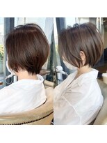 バンプ ギンザ(BUMP GINZA)&nbsp;30代、40代/丸みくびれショートボブ×白髪染めハイライト/大宮