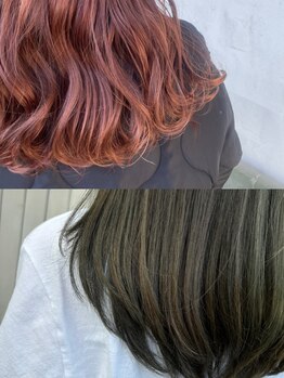 ネモヘアーワークス(nemo hair works)の写真/ダメージレスカラーが大好評◎頭皮を保護しながら髪の内側から発色！理想のハイトーンを叶える♪