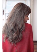 オーバーヘアー 所沢店(over hair)&nbsp;グレージュピンク☆秋冬色気ロングスタイル
