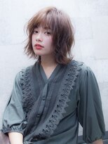 ジェニーバイメノン(JENNIE by Menon)&nbsp;小顔　ボブディ　ブランジュ　デザインカラー