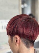 シャルムヘアー(charme hair)&nbsp;派手髪おすすめ！カーディナルレッド