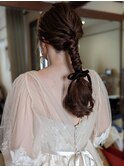 ウェディングヘアセット