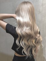 ルフレ 新宿三丁目(Reflet) お客様カタログ＃新宿髪質改善ブリーチハイトーンエクステ韓国