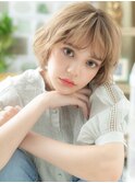 ハイトーンカラーマッシュウルフボブパーマc6大宮20代30代40代