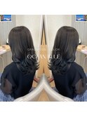 【大人ギャルレイヤー】グラデーションカラー"オーシャンブルー"