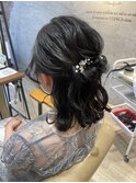 sae【結婚式☆ハーフアップ】