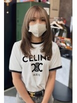 アラレ(ARARE)&nbsp;レイヤーカット×デザインカラー