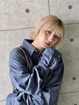 クラン 岡本(Chlan)&nbsp;ハイトーンでつくる外ハネくびれボブ