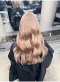 クラゲヘアー/小顔に見せるヘア/ココアベージュ/栄