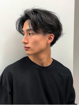 ＡｃｃｅｓｓＭｏｏｎ 米沢本店 MEN’S HAIR/サーフカール/刈り上げセンターパート/水戸米沢