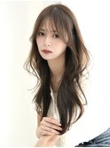 韓国ヘア/レイヤー/レイヤーカット/顔まわりレイヤー