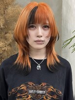 クペウヘイヴン(cope'u HAVEN)&nbsp;原宿/ウルフカット レイヤー デザインカラー ルーツカラー