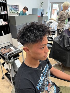 オゼル(OZEL) men's/MEN'S/メンズカット/メンズパーマ/郡山/眉毛/ピンパーマ