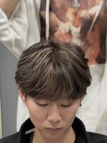 アンダーバーホワイト 広島 並木店(_WHITE)&nbsp;メンズハイライト×シースルーマッシュ【広島】