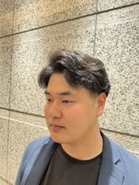 ヘアモード キクチ 銀座店 ビジネスにも◎毛流れパーマ