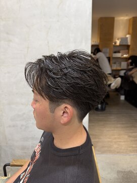 メンズクル(men's quru.) フェザーパーマニュアンスパーマメンズパーマメンズカット春日井
