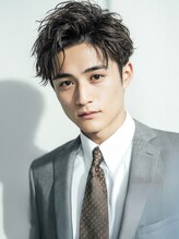 メンズイケメンパラダイス(Men'sイケメンパラダイス)&nbsp;大人Men's清潔感無造作アップバングMen'sニュアンスパーマ