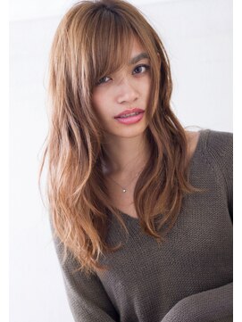 マリアバイアフロート(Maria by AFLOAT) 大きめウェーブのデジタルパーマ バレイヤージュロング