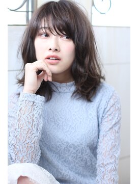 ガランテ(Galante) デジタルパーマロブギブソンタック　とろみ　モードミディー