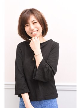 リノ ヘアー デザイン 河原町三条(Lino Hair Design) 【LinoHairDesign河原町】３０代４０代の為のお手入れ簡単ボブ