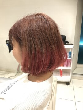 モードケイズ 西宮(MODE K's) ピンクグラデーション/大人かわいい/小顔/斜めバング