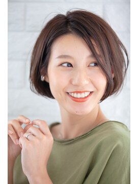 リル 7F 銀座(Rire) 【Rire-リル銀座-】美シルエット小顔耳かけ◎ショートボブ☆