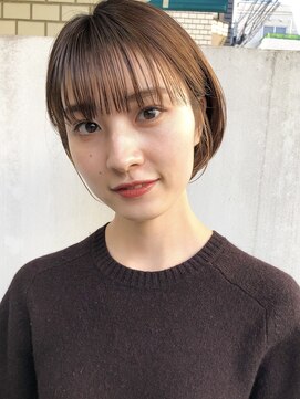 ミィ 表参道(mee.) 【mee.】 オリーブカラーハイライトカラー