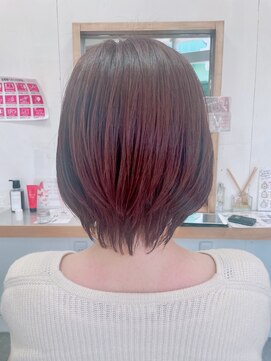 クート(ku-to) ツヤのピンク系カラー×白髪染め&ヘッドスパも人気◎南浦和
