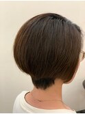 丸みのある大人ショート