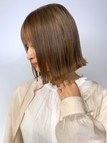 アイティー バイ アルバム 中野店(IT by ALBUM) ミルクティーベージュ_ラベンダーカラーくびれミディ_ba328432