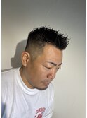 大人メンズベリーショートヘア