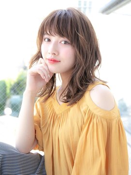 リリアン 表参道(relian) シアベージュ レイヤースタイル