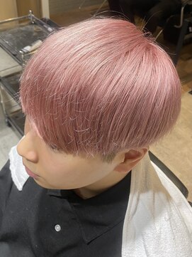 エイトメン 池袋店(EIGHT MEN) 【EIGHTMEN池袋店】桜ピンクカラー×マッシュ