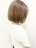 モリオ フロム ロンドン 成増店 【morio成増/玉井】ベージュ ボブ ダブルカラー