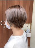 ◎ハイライト×ミルクティーカラー