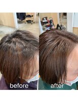 フレア ヘア サロン(FLEAR hair salon)&nbsp;デザインハイライト　白髪ぼかし