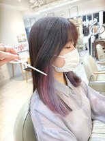 テトラ バイ ネオリーブ 横浜西口店(tetra by neolive)&nbsp;インナー2色のデザインカラー＊*【横浜/横浜駅】