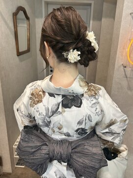 ゼスト クレス(ZEST Cres) 【立川CRES吉岡俊】浴衣ヘアアレンジ