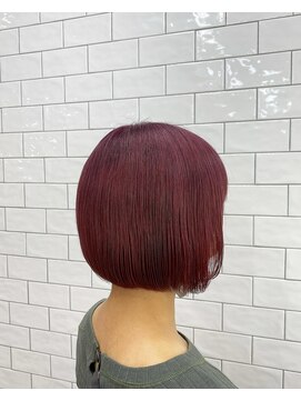 ループウエスト(LOOP WEST) ミニボブ×ピンクバイオレット