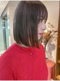 ミディアムストレートボブ