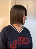 #ぱつっとボブ#切りっぱなしボブ/岸本 理希
